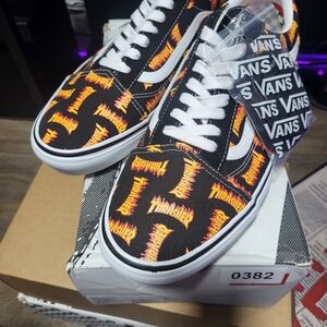 Vans Thrasher Flame Sneakers